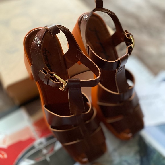 Free People Pacific Platform Fishermen Heels - Picture 7 of 16